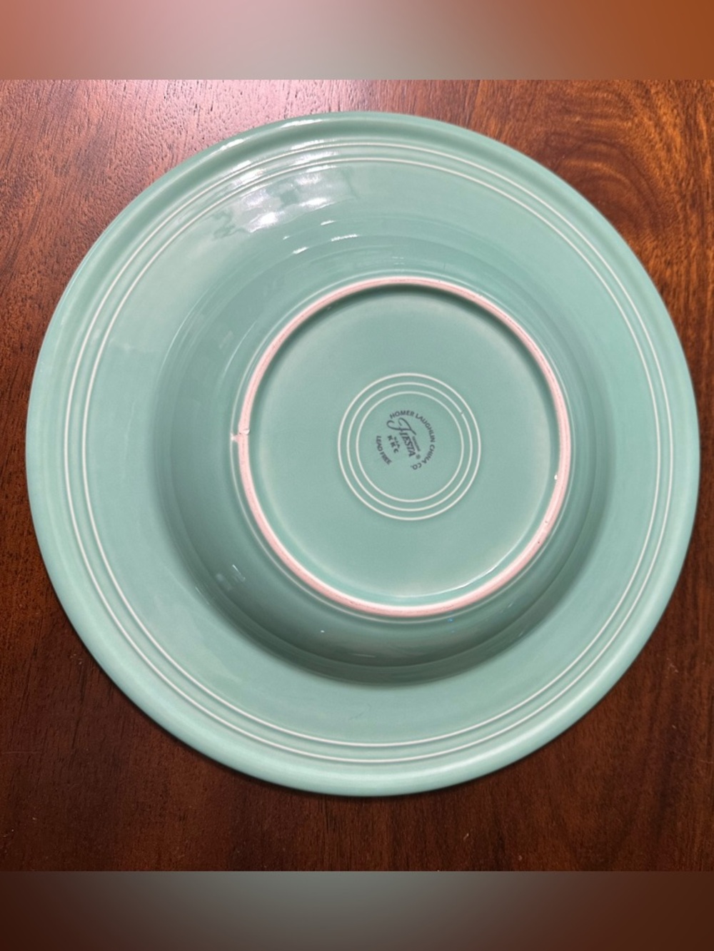 Fiestaware Pasta Plate Sea Mist - Picture 3 of 4